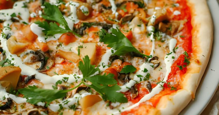 Chicken Crust Margherita Pizza