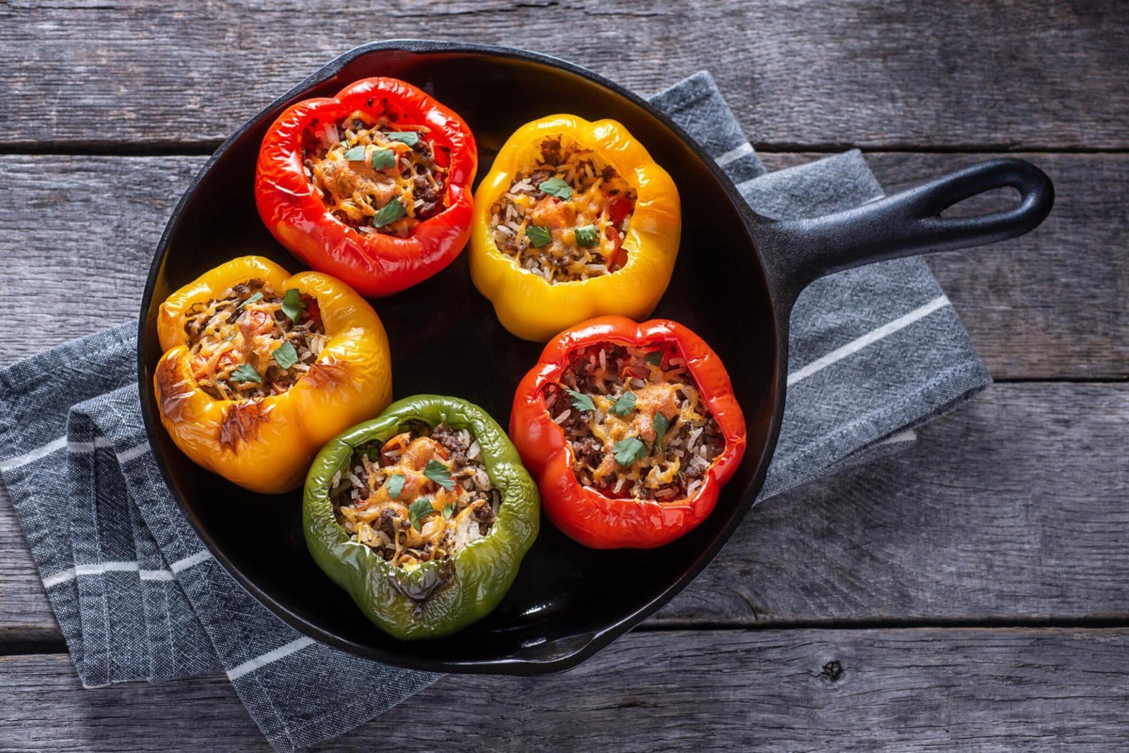 Old Fashioned Stuffed Bell Peppers Recipe