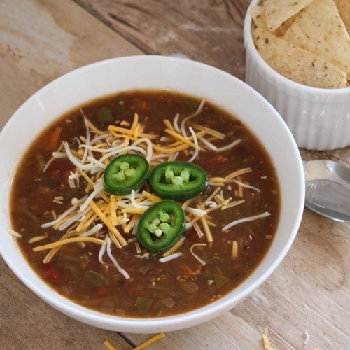 Vegetarian Green Chili Recipe