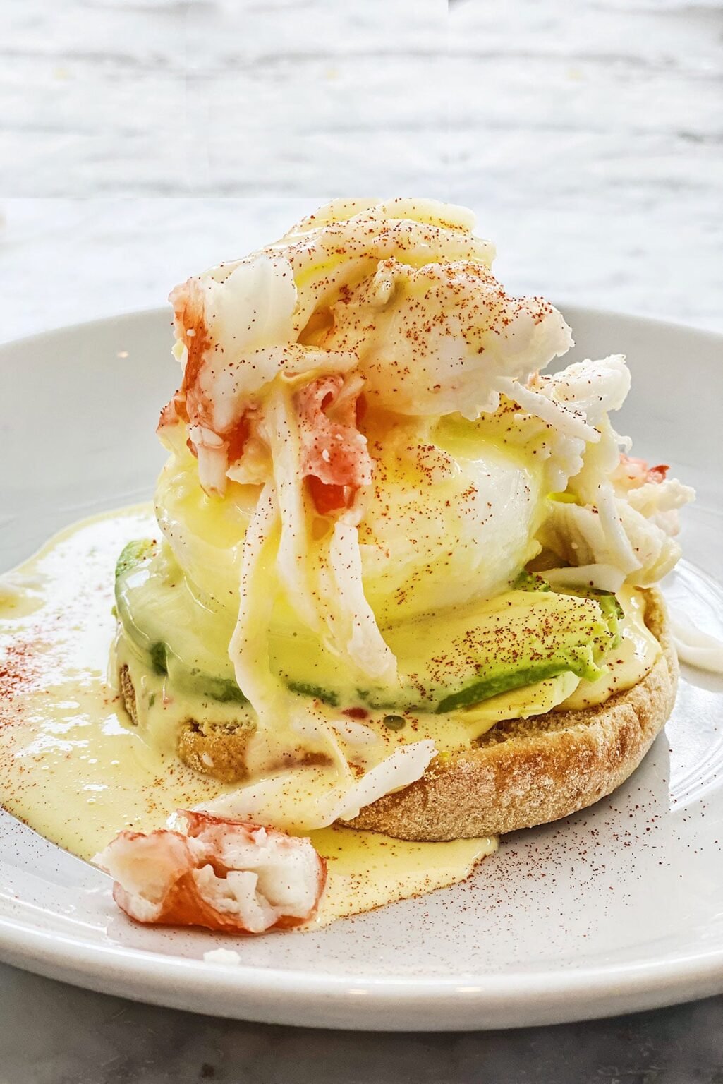 Crab Eggs Benedict Recipe - kitchensmokey