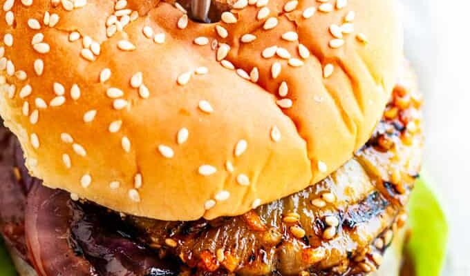 Grilled Hawaiian Teriyaki Burger