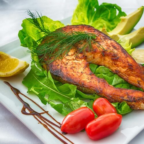 grilled salmon