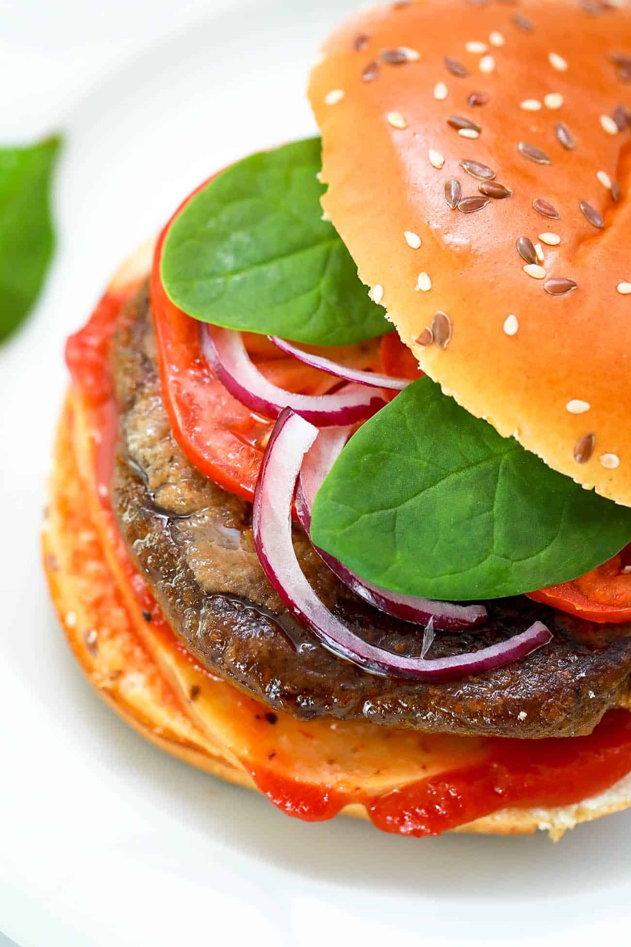 High Protein Veggie Burger