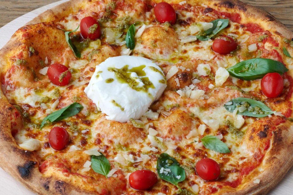 Chicken Crust Margherita Pizza